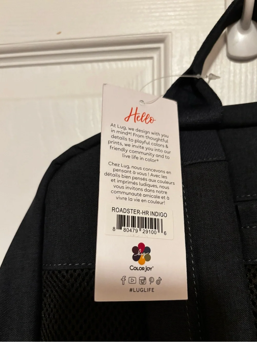 Lug NWT Roadster Backpack - Heather Indigo